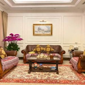 không gian nhà của cô Yến mua thảm Ba Tư